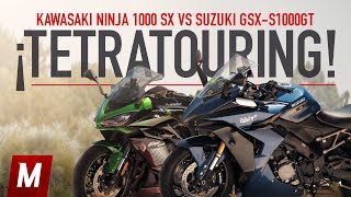 Kawasaki Ninja 1000SX vs Suzuki GSXS1000GT  Comparativa prueba y opinión [upl. by Riobard]