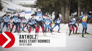 MASS START HOMMES  ANTHOLZ 2022 [upl. by Elyak]