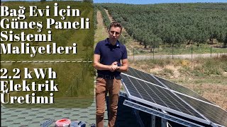 Bağ Evi için 27 Kw Güneş Paneli Elektrik Üretim Fiyatları Nasıl  Doğru Montaj Nasıl Yapılmalıdır [upl. by Allerim]