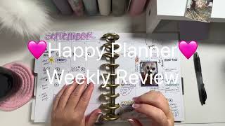 Happy Planner  Weekly Review  Hello October and MII Project [upl. by Asyen]