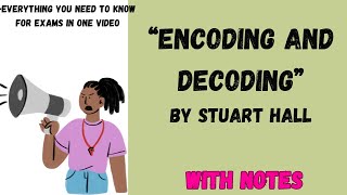 Encoding and Decoding by Stuart HallExplanation in Points [upl. by Afas933]