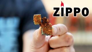 MINI Zippo Lighter Restoration [upl. by Neelram]