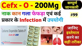 Cefx O 200 Tablet  Cefx O 200mg tablets uses in hindi  Cefixime 200mg tablet cefxtablet cefixime [upl. by Pitarys]