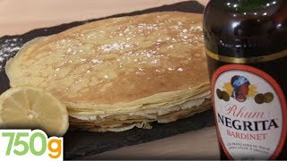 Recette de pâte à crêpes parfumée  750g [upl. by Merridie]