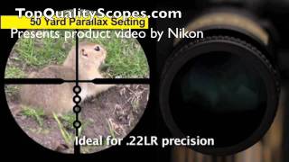 Nikon Prostaff Rimfire Rifle Scope 3 9x40 [upl. by Odnuges]