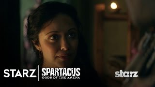 Spartacus Gods of the Arena  Episode 3 Clip Melitta Consoles Doctore  STARZ [upl. by Gessner104]