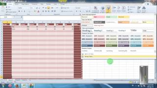 Format As Table Cell Style in Excel HindiUrdu Class 7 [upl. by Anaiad]