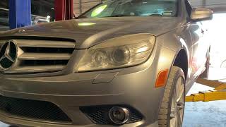 2009 MercedesBenz C350 Mass Air Flow Meter Replacement [upl. by Corbin]