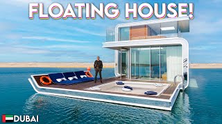 Touring a 4700000 Floating House with an UNDERWATER BEDROOM [upl. by Eiramasil]