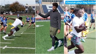 Tyreek Hill UNREAL SPEED Flag Football amp Patrick Mahomes SPEED DRILLS 🔥 [upl. by Isus570]