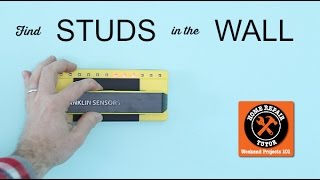 How to Find a Stud in the Wall  by Home Repair Tutor [upl. by Lebisor]