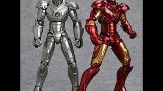 NGOBAR Review Revoltech Ironman Mark 2 amp Mark 3 Bootleg ver [upl. by Ardnekal]