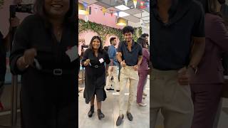 Dancing with creators 😂❤️🤌🏻  Bangalore YouTube event  shorts funwithsiblings [upl. by Johanna256]