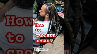 Fat Dreads Crochethook Maintenance dreadlocks [upl. by Garaway]