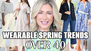 SEVEN Wearable Spring Trends For Women Over 40  Spring Fashion 2024 [upl. by Wyler601]