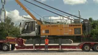 Liebherr  Self assembly system for the LR 1250 crawler crane [upl. by Rochell]