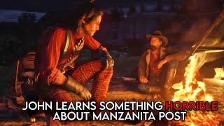 John learns something Horrible about Manzanita Post  Rdr2 [upl. by Anadroj]