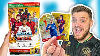 NEW FESTIVE EDITION MATCH ATTAX COUNTDOWN CALENDAR OPENING Messi Gold Edge Edition [upl. by Keller]