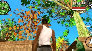 GTA SA ANDROID  MOD VEGETAÇÃO REALISTA [upl. by Neruat496]