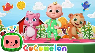 Dance Steps Song  CoComelon Animal Time  Animals for Kids [upl. by Emirej]