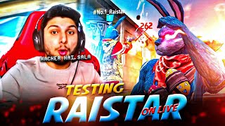 Finally 😍 RaiStar Joined NG 😱  1VS6 Testing on Live 🤷‍♂️  raistar nonstopgaming [upl. by Ardnaeel]