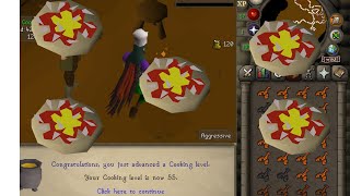 OSRS Make 168khr While Training Cooking free to play  Oldschool Runescape Money Making Method [upl. by Zetnas]