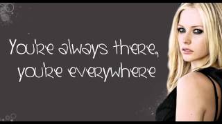 Avril Lavigne Wish You Were Here Lyrics on Screen NEW FULL SONG [upl. by Nolyaw]