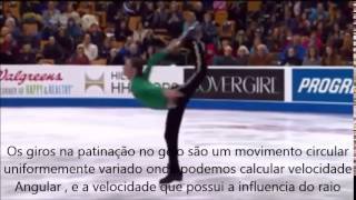 Olímpiada de Inverno Sochi 2014  Patinação no Gelo  Trabalho de Física [upl. by Nojram]