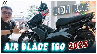 Chi tiết Honda Air Blade 160 Đen Bóng Tiêu Chuẩn  Giá xe Air Blade 2025 Tiêu Chuẩn [upl. by Suravart]