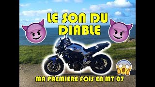 😈 LE SON DU DIABLE 😈🔥 MT 07 BLACK WIDOW 🔥 [upl. by Anidem]