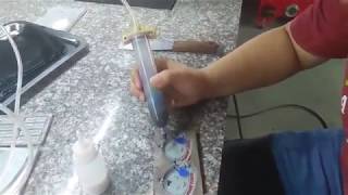 Como fazer chaveiro emborrachado 4 cores plastisol para clichê BrBom [upl. by Shippee]