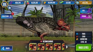 ULTIMA FINALLY in PARK in JURASSIC WORLD THE GAME SOON [upl. by Llertnac]