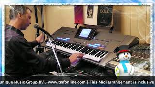 Blue Christmas Elvis Presley Yamaha Tyros 5 Roland G70 By Rico [upl. by Anawed]