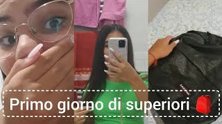 il mio primo giorno di superiori al liceo delle scienze umane vlog✏️📚 [upl. by Daj]