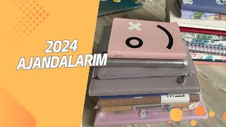 2024te kullanacağım ajandalar ve diğer tüm ajandalarım [upl. by Koloski]