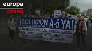 Vecinos de Campamento y Aluche exigen el soterramiento de la A5 más allá de Los Poblados [upl. by Aslehc]