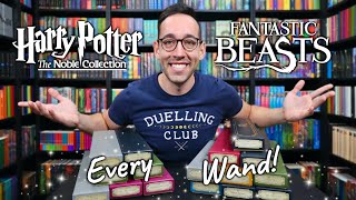 EVERY Fantastic Beasts Wand  Harry Potter Noble Collection [upl. by Columbine]