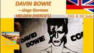 David Bowie  Helden  Heroes DEENG lyric translation  Text auf Deutsch und Englisch [upl. by Woodall]