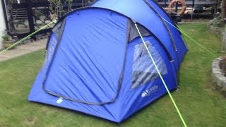 Eurohike 3 person Deluxe Tent  Review [upl. by Meeki191]