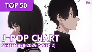 TOP 50 JPop Songs Chart  September 2024 Week 2  New Songs [upl. by Nueormahc487]