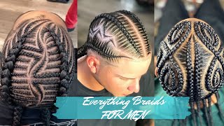 EVERYTHING BRAIDS FOR MEN COMPILATION 2020  How Tos Tutorials  Latest Braided Styles For Men [upl. by Ruddie]