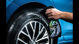 Deep Lasting Shine  Turtle Wax Wet’N Black Tire Shine [upl. by Seko]