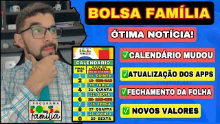 BOLSA FAMÍLIA NOVEMBRO MUDOU O CALENDÁRIO QUANDO OS APLICATIVOS VÃO ATUALIZAR NOVOS VALORES [upl. by Primo]