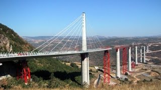 Launching the Millau Viaducts Bridge Deck Sections  Enerpac Heavy Lifting Technology [upl. by Pacien]