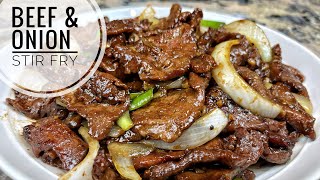 Beef And Onion Stir Fry ｜Tender And Juicy Beef [upl. by Davide932]