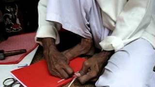 Hand Book Binder in Varanasi India [upl. by Etnuhs]