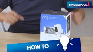 Unboxing and Installing Ring Spotlight Cam with Solar Panel [upl. by Trahern]