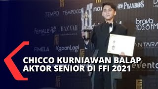 Chicco Kurniawan Raih Penghargaan Pemeran Utama Pria Terbaik di FFI 2021 [upl. by Tuinenga473]