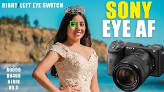 Sony Real Time EYE AF Best Settings  Perfect Shot Correct Eye Autofocus  a6600 a7S III a7RIV a7C [upl. by Bruckner]