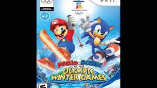 Mario amp Sonic at the Olympic Winter Games Wii  Dream Snowboard Cross Music [upl. by Melamed]